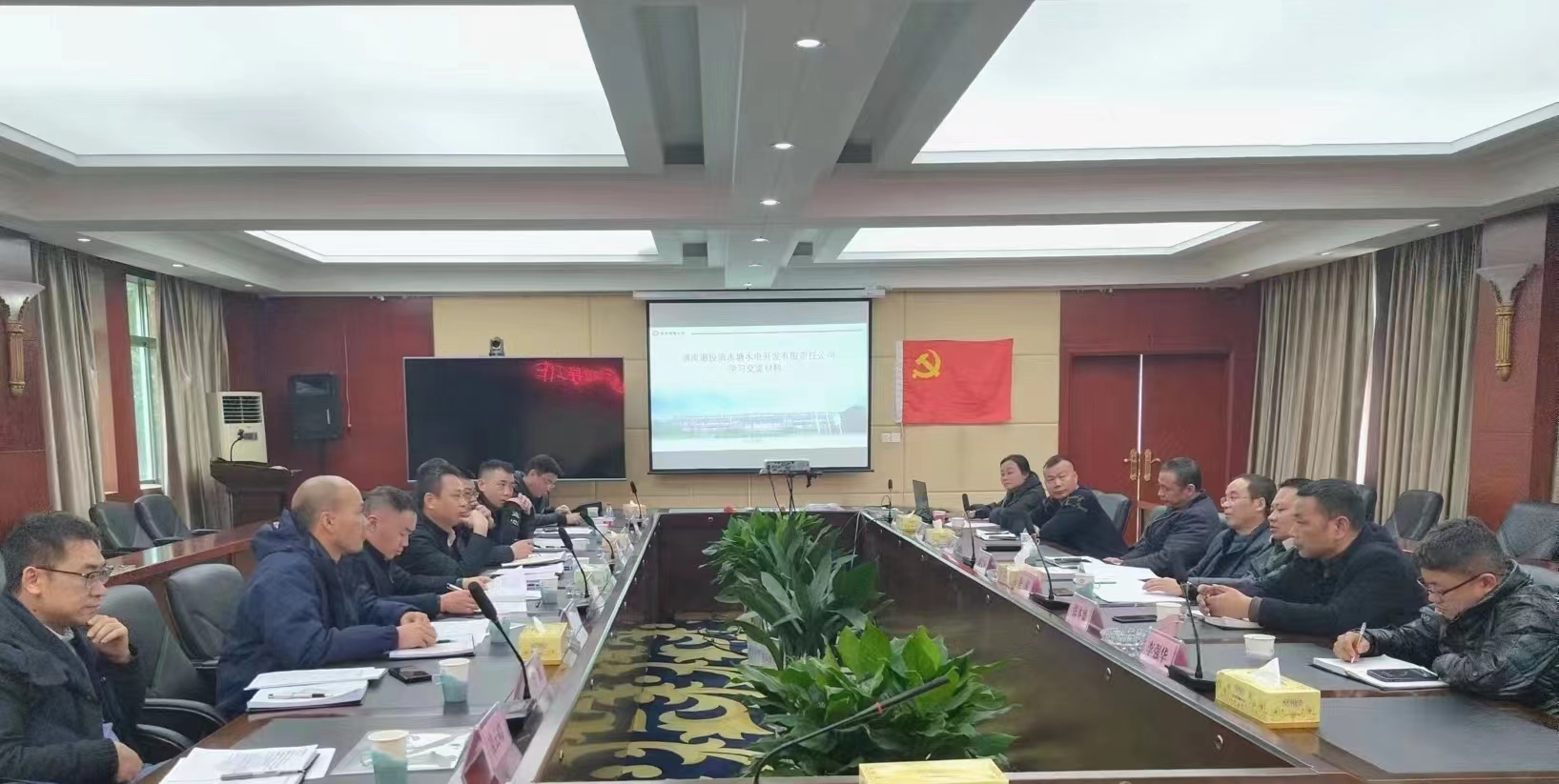 株洲航電分公司、空洲島公司聯(lián)合調(diào)研安江水電站和清水塘水電站